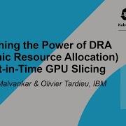 Unleashing The Power Of DRA Dynamic Resource Allocation For Just In Time GPU Slicing