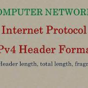 Computer Networks Internet Protocol IPv4 Header Format