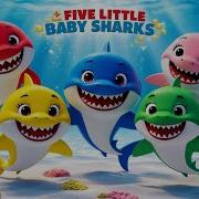 Five Little Baby Sharks Baby Shark Shark Song BHB Kids Songs