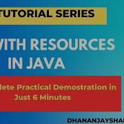 Try With Resources In Java Try With Resources In Java In Hindi Java Tutorial