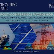 Post Conference Workshop Concepts Of Programming HPC And AI For GPU Accelerated Infrastructure