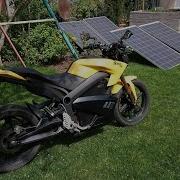 Solar Charging A Zero Motorcycle