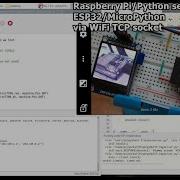 Raspberry Pi Python Server Send Image To ESP32 MicroPython Client Via WiFi TCP Socket