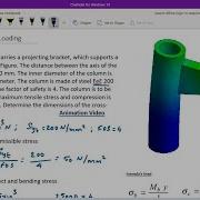 Problem 3 Eccentric Loading Design Of Machine Elements In Tamil