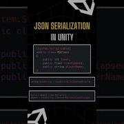 Сохраняйте игровые данные как профессионал Изучите сериализацию JSON в Unity за 50 секунд
