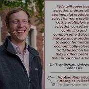 Dr Troy Rowan Profit Driven Breeding With Selection Indexes