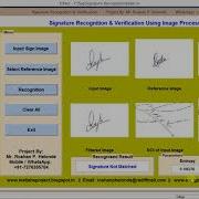 Signature Recognition Using Image Processing Matlab Project Code