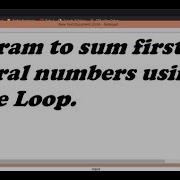 C Program To Print Sum Of First 10 Natural Numbers Using While LOOp