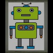 MY Buddy Robot In MS Paint