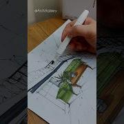 Architecture Sketch Marker Rendering Sketch Interiordesign Furnituredesign Drawingtechniques