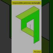 Draw Impossible Penrose Rectangle With Python Shorts