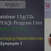 120 125 Oracle PLSQL Managing Dependencies Synonym 1