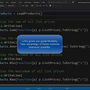 VB NET Applying LINQ Operators To Collections