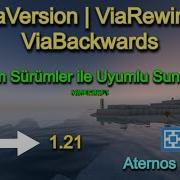 Düşük Sürümlerle Sunuculara Girebilme Aternos ViaVersion Tüm Sürümler Ile Uyumlu Sunucu