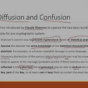 Diffusion And Confusion For Secure Cipher