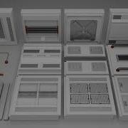 Sci Fi Modular Corridor Gaming Asset