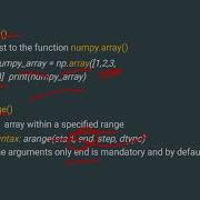 KTU CST362 Programming In Python Module 5 Part 2 NumPy Array Creation