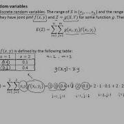 Expected Value Of A Function Of Several Random Variables
