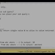 Sub Query Or Sub Queries In SQL