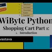 1 Shopping Cart Part 1 Introduction
