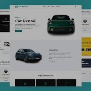 React JS Rent A Car Website Design