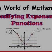 Classifying Exponential Functions As Either Exponential Growth Or Exponential Decay