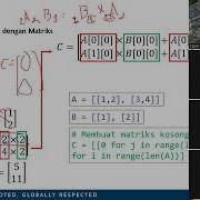 Operasi Perkalian Matriks Python List