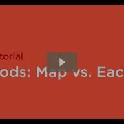 Ruby Tutorial Map Vs Each