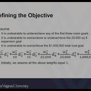 Goal Programming