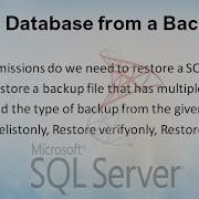 How To Restore A Database In SQL Server Permission Required To Restore A DB SQL DBA