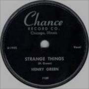 Henry Green Strange Things