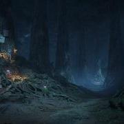 4K The Most ATMOSPHERIC Night Walk In The Forbidden Forest 1st Person POV