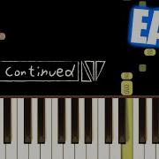 To Be Continued JoJo ジョジョ EASY Piano Tutorial Animelovemen