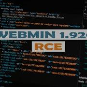 Webmin 1 920 Remote Code Execution