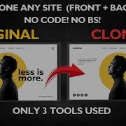 CLONE ANY WEBSITE IN MINUTES FRONT BACKEND NO CODING NO BS 3 TOOLS 3 STEPS TRAE NETLIFY