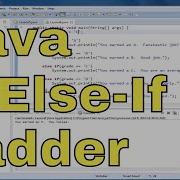 Java Tutorial 06 The If Else If Ladder