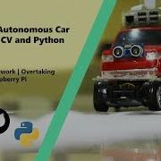 Self Driving Autonomous Car Using Open CV And Python Neural Network Overtaking Raspberry Pi