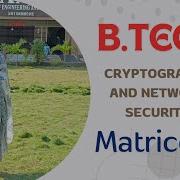 Cryptography And Network Security Matrices Different Types Of Matrices BTech JNTUK JNTUGV