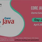 Core Java Day 02 Demo Session April 2019