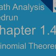 Chapter 1 4 2 Binomial Theorem CodingBytes IB Math Analysis Speedrun