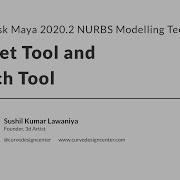 Maya 2020 2 NURBS Modeling Techniques Offset Tool And Stitch Tool