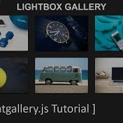 How To Create A Responsive LightBox Image Gallery Lightgallery Js Tutorial