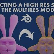 Projecting High Res Sculpt Into The Multires Modifier In Blender