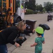 Hudson And The Garbage Trucks Part II Waste Management Comes Through Again And Makes His Morning