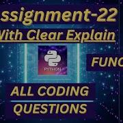 Assignment 22 Coding Questions CCBP NxtWave CCBP 4 0 Python Code Nxtwave Idp YouTube