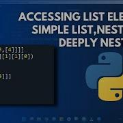 Accessing List Elements In Python Simple List Nested List Deeply Nested List Codeayan