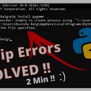 𝗘𝗩𝗘𝗥𝗬 Pip Error 𝗦𝗢𝗟𝗩𝗘𝗗 3 Different Methods In 2 Minutes
