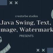 Java Swing Image Text Watermark