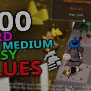 Loot From 100 Easy Medium Hard Clue Scrolls Iron Man