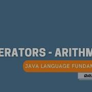 Arithmetic Operators Operators Java Language Fundamentals Malayalam